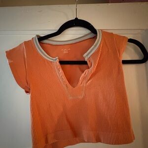Orange Crop Top